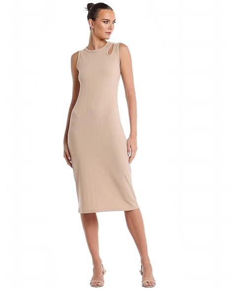 Buy BCBG Women Bodycon Dress | Beige Color Women | AJIO LUXE Buy BCBG Women Bodycon Dress | Beige Color Women | AJIO LUXE