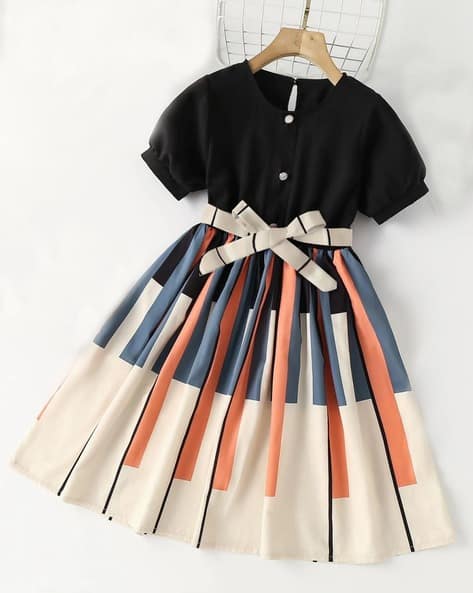 Buy Black Dresses Frocks for Girls by Ashikta Enterprise Online