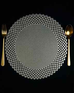 vivaluxora Premium Crossbeads Metallic Table Mats-picture-39