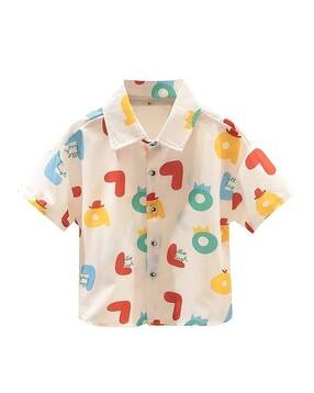 fastdeal x ag Boys Printed Regular Fit Shirt with Spread Collar -picture-42