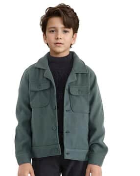 rare ones Boys Zip-Front Jacket with Full Sleeves-picture-12
