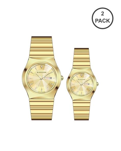 Giordano His & Her Couple Analogue Watch Set-GZ-990-SET-11