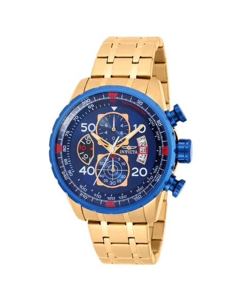 Invicta Men Quartz Gold Bracelet Style Watch - 19173