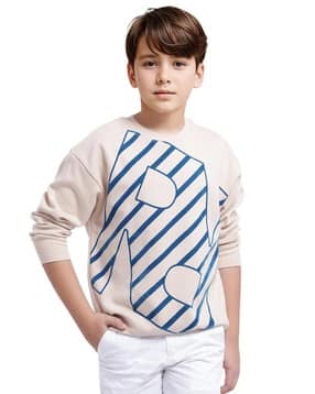 rare ones Boys Graphic Print Round-Neck Sweatshirt-picture-41