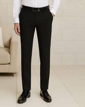 buda jeans co Men Slim Fit Flat-Front Trousers-picture-43