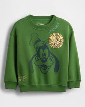 Boys Goofy Print Relaxed Fit Sweatshirt-image-7