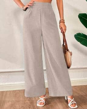 vogaan Women Mid-Rise Loose Fit Palazzos-picture-18