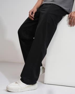 highlander Men Mid Rise Straight Fit Trousers-picture-11