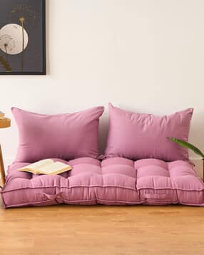 skanda fab Rectangular Cotton Floor Cushion -picture-24