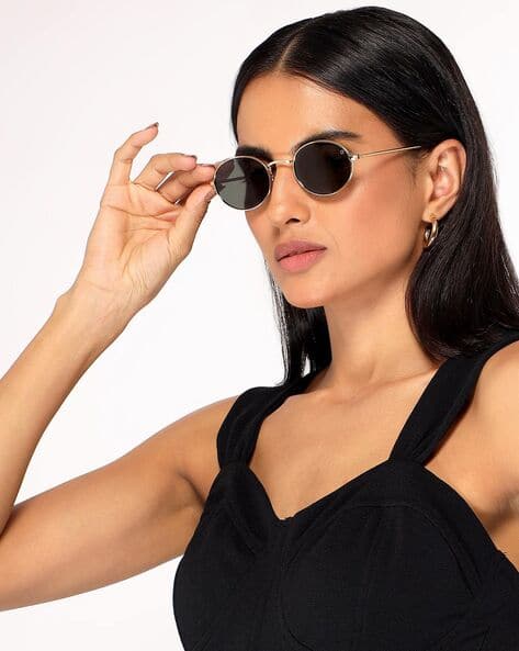 HASHTAG EYEWEAR Women UV-Protected Oval Sungalsses- HTMS-1524762-C3