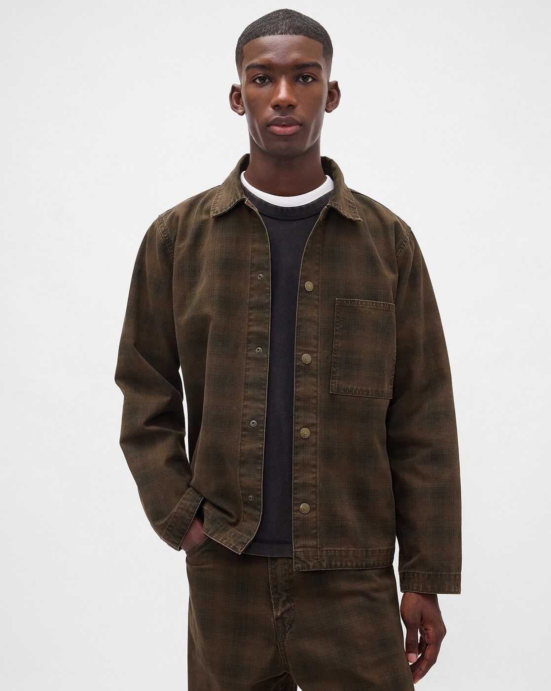 Buy GAP Oversize Fit Denim Jacket wit Online | Ajio.com