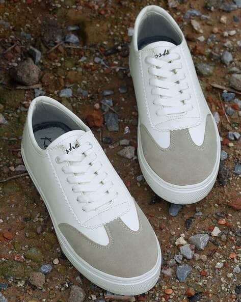 KOSHER Men Colourblock Low-Top Lace-Up Sneakers