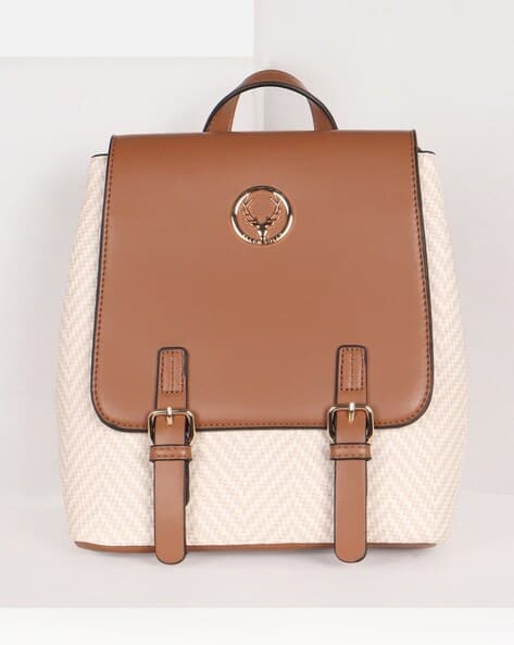 ALLEN SOLLY Women Chevron Pattern Backpack