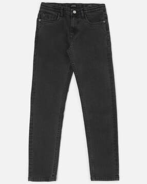 allen solly Boys Mid-Washed Slim Fit Jeans-picture-11