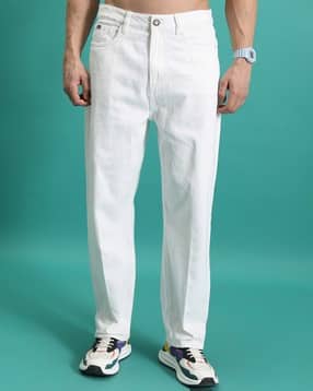 Men Mid Rise Flexi Waist Jeans