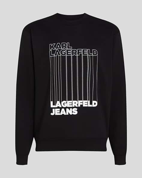 Buy KARL LAGERFELD JEANS Barcode Brand Print Regular Fit