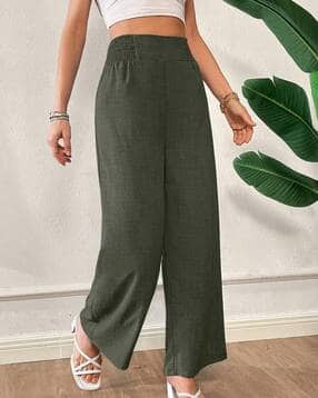 vogaan Women Mid-Rise Loose Fit Palazzos-picture-38