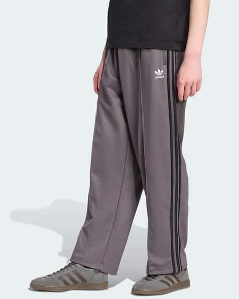 Adidas Originals Baggy Logo Print Fitted Track Pants
