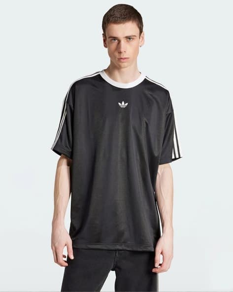 Buy Adidas Originals Jacquard Jersey Loose Fit Cre Online
