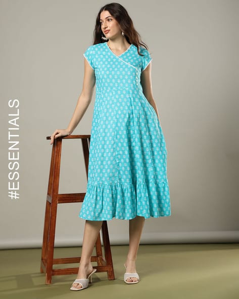 Nyrika Women Floral Print A-Line Dress