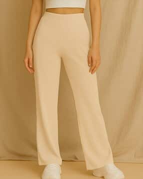 tromko Women High-Rise Relaxed Fit Flat-Front Pants-picture-38