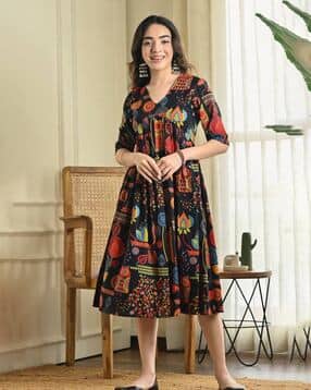 svaraa Women Floral Gown Dress-picture-21