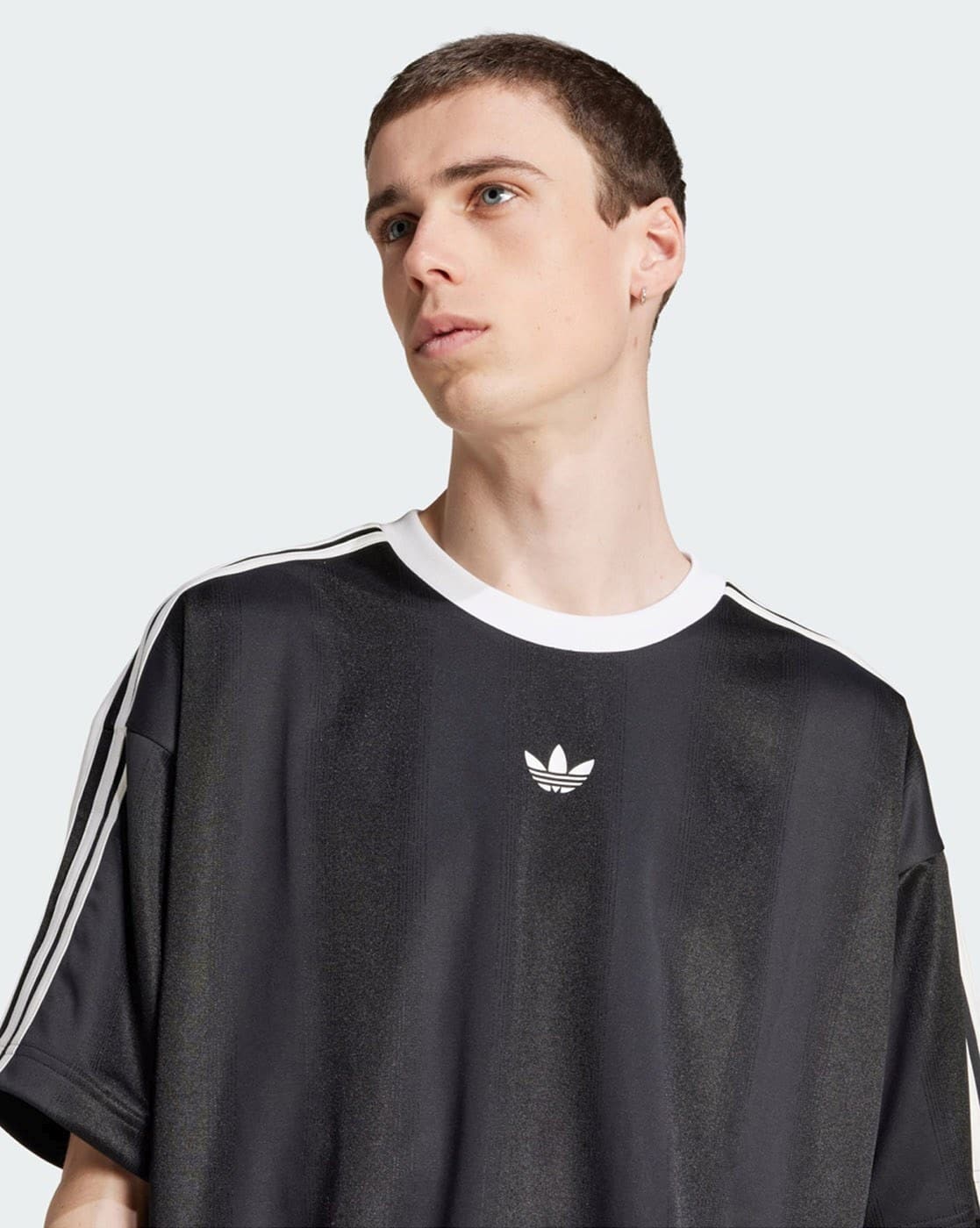 Buy Adidas Originals Jacquard Jersey Loose Fit Cre Online