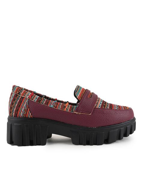 MOZAFIA Women Slip-On Platform Heeled Sandals