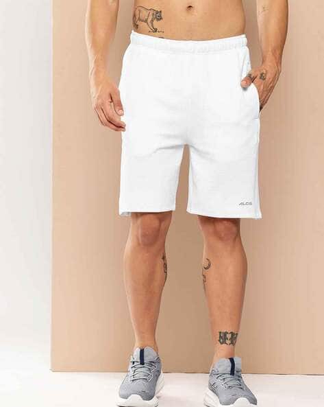 Buy ALCIS Men Mid-Rise Slim Fit Shorts  Online | Ajio.com