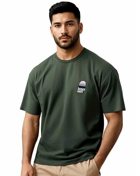 PARCEL YARD Men Graphic Print Regular Fit Round-Neck T-Shirt