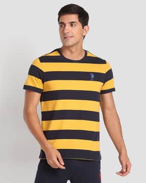 u.s. polo assn. Men Striped Regular Fit Crew-Neck T-Shirt-picture-17