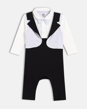 mini klub Baby Colour-block Rompers-picture-24