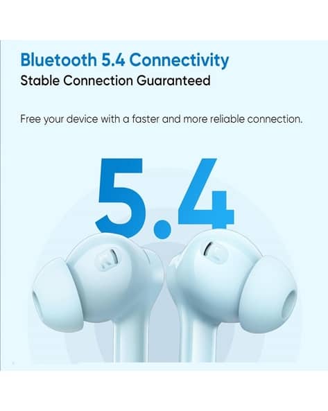 Realme Buds T200X ANC Bluetooth Earbuds Moonlight White - Image 6