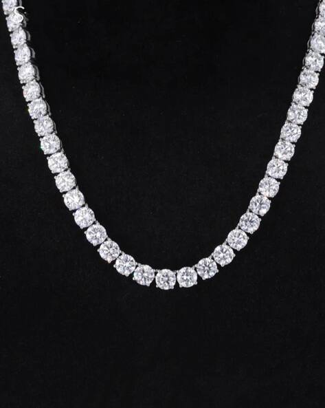 V Fashion Jewellery Woman Silver Plated Necklace
