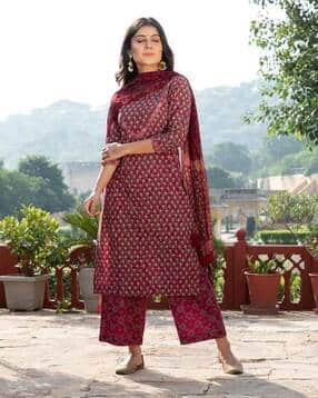 gosriki Women Floral Straight Kurta Set-picture-29