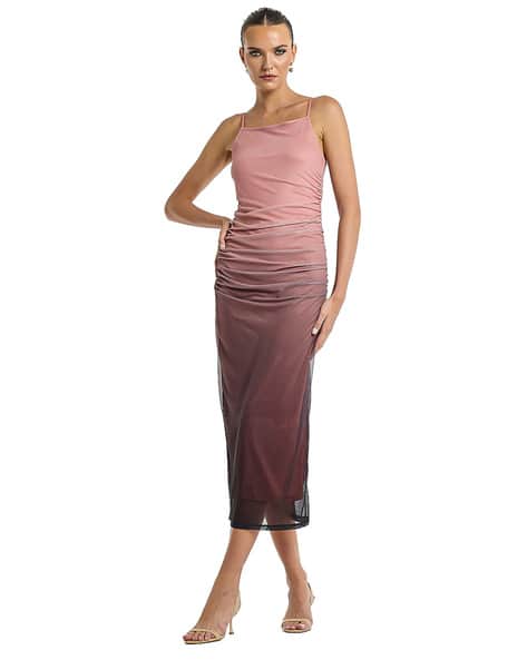Buy BCBG Self-Design Bodycon Dress | Multi Color Women | AJIO LUXE