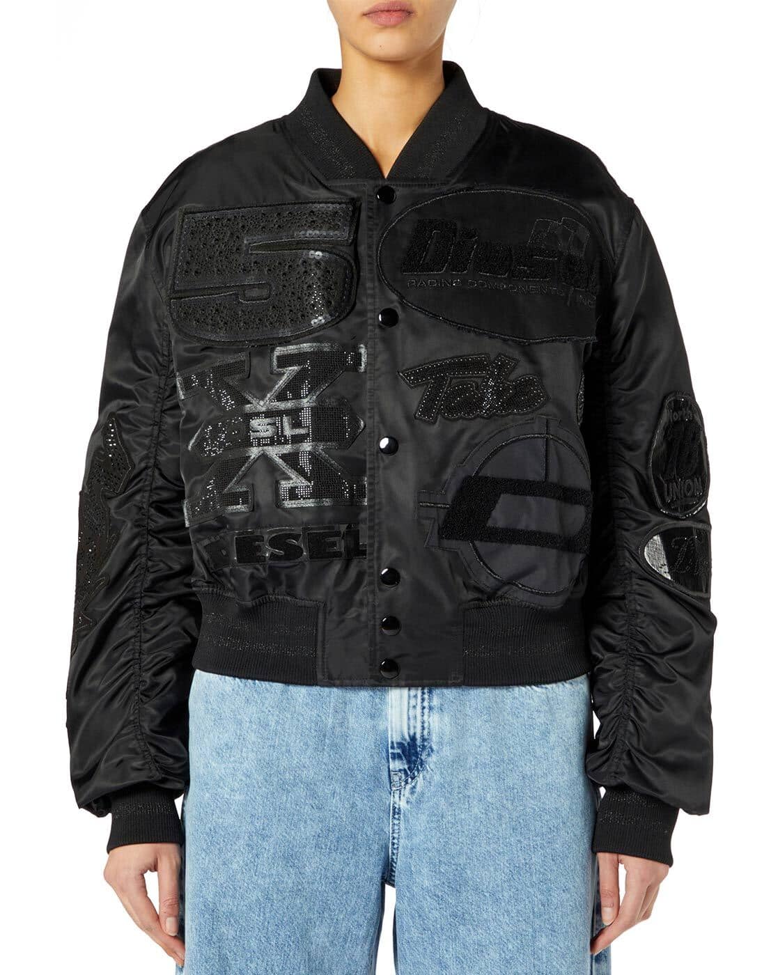 Buy DIESEL G-Manua-Out-NXX Regular Fit Jacket | Black Color Women