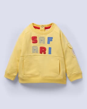 ed-a-mamma Boys Embroidered Regular Fit Round-Neck Sweatshirt-picture-44