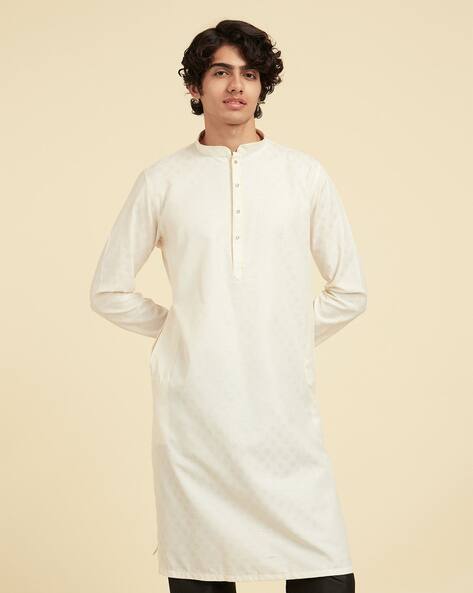 Diwas by Manyavar Men Regular Fit Kurta with Insert Pocket