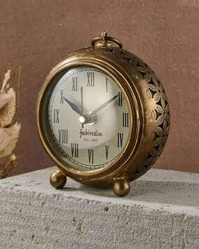 Engraved Metal Table Clock-image-13