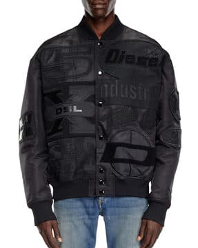 Buy Black Jackets & Coats for Men by DIESEL Online | Ajio.com