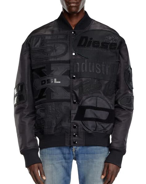 Moto Jacket Diesel Brand Jacket Buy DIESEL J-BULC Patch Regular