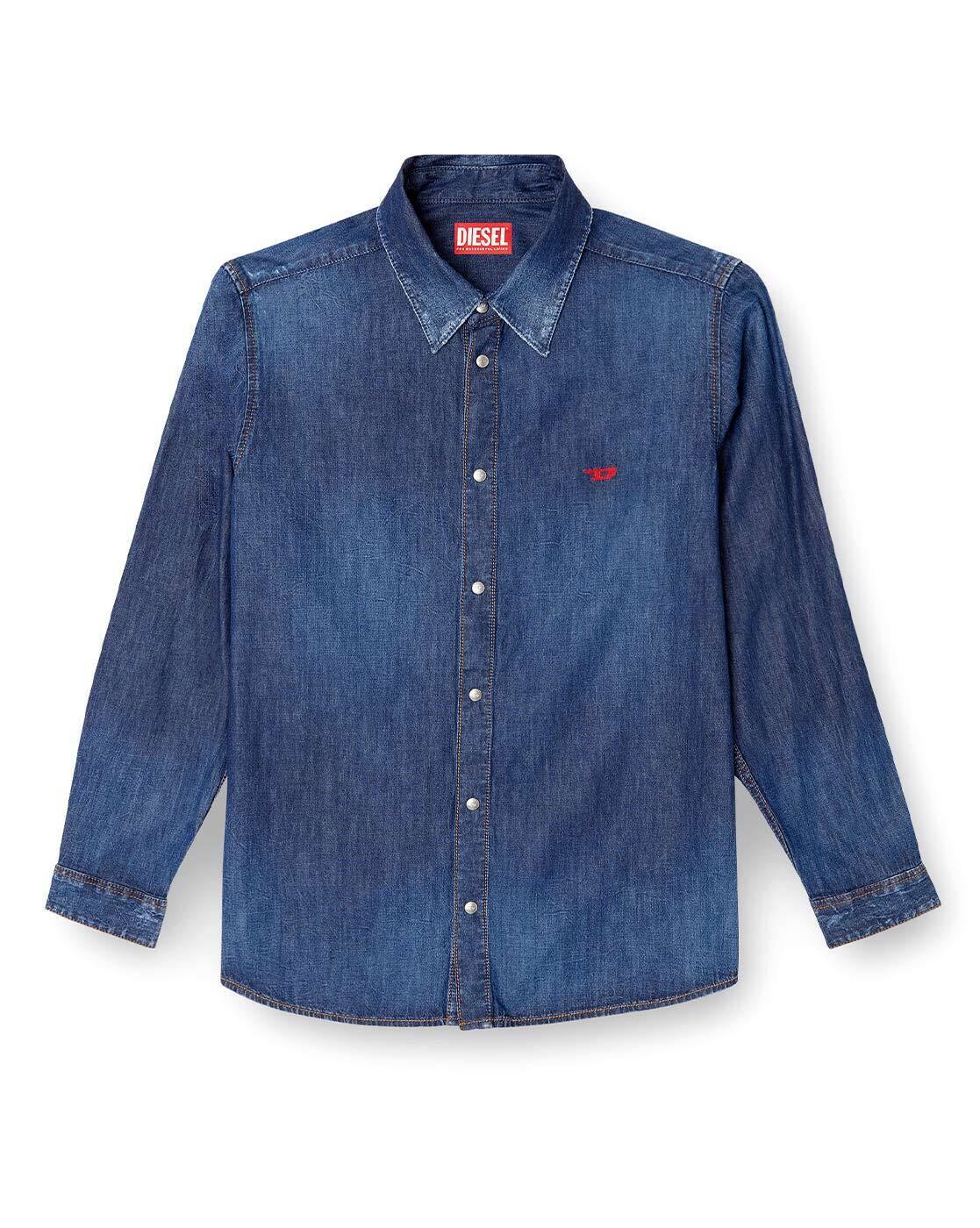 Buy Blue Shirts for Men by DIESEL Online | Ajio.com