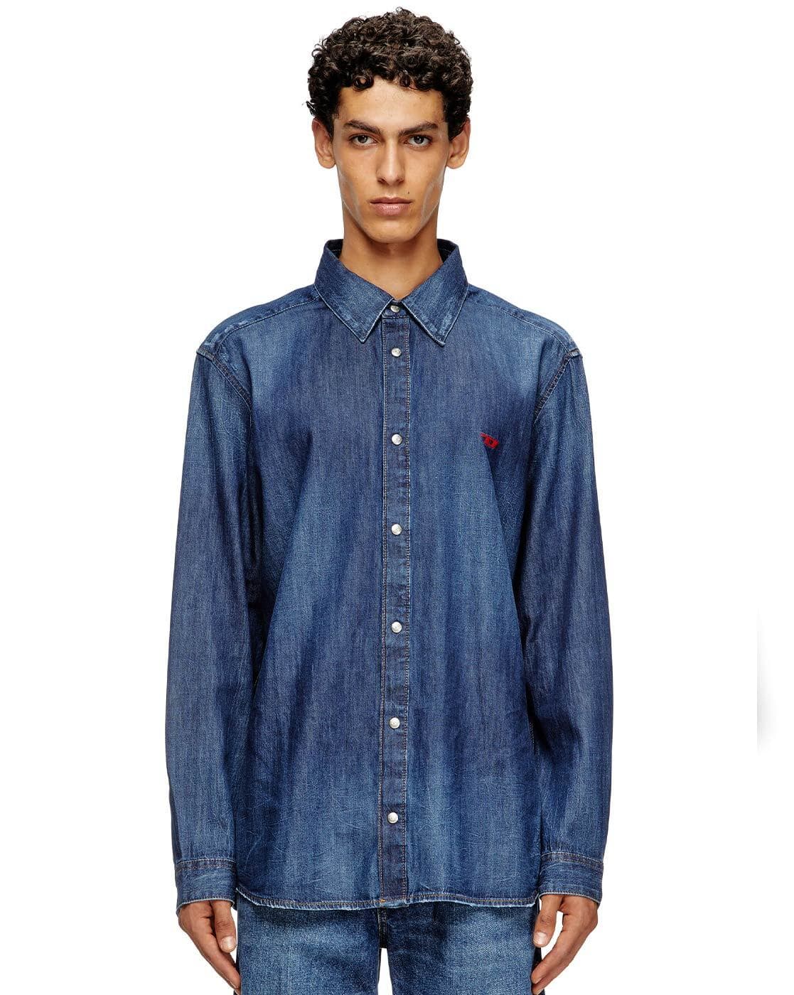 Buy Blue Shirts for Men by DIESEL Online | Ajio.com