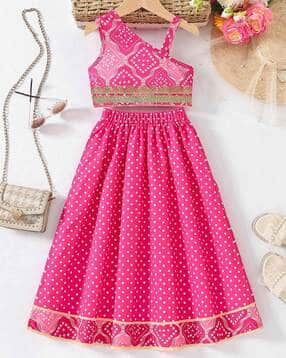 tior Girls Printed 2-Piece Lehenga & Choli Set-picture-38