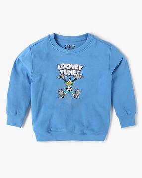 yousta Boy Embroidered Round-Neck Sweatshirt-picture-24