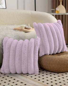 luxehome international Pack of 2 Square Shape Microfiber Cushion Covers-picture-14