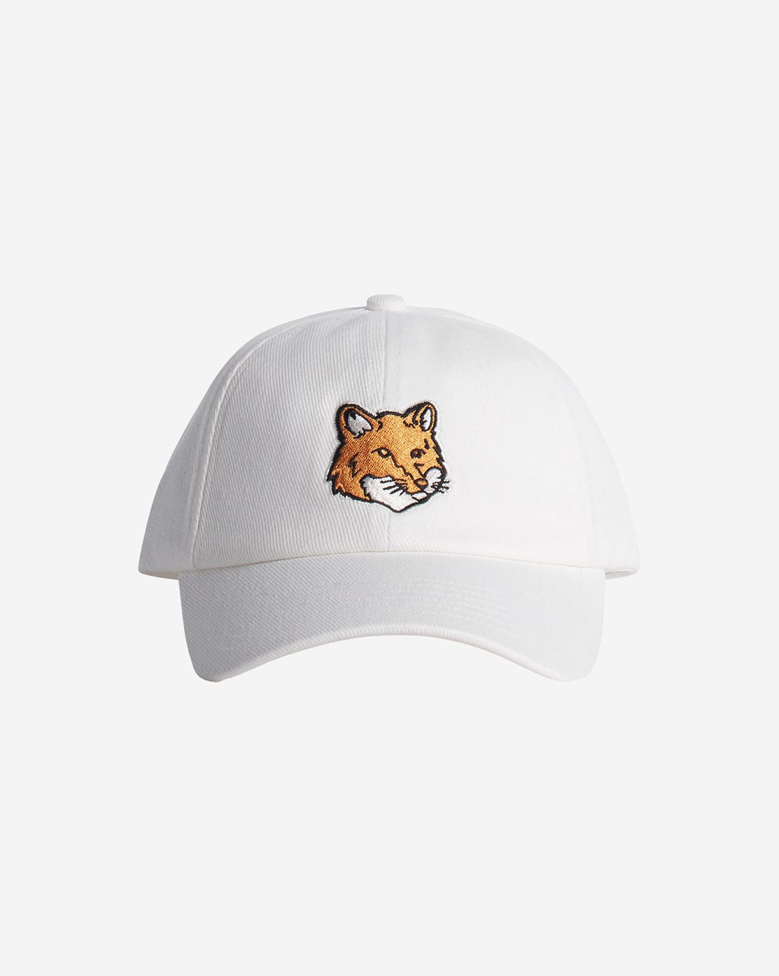 Buy Maison Kitsune Fox Head Cap | White Color Men | AJIO LUXE