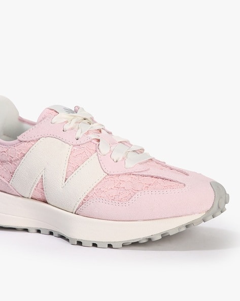 Buy NEW BALANCE 327 Low-Top Lace-Up Shoes White Color Women
