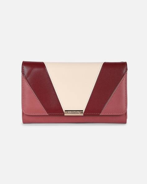 ALLEN SOLLY Women Logo Embossed Travel Wallet